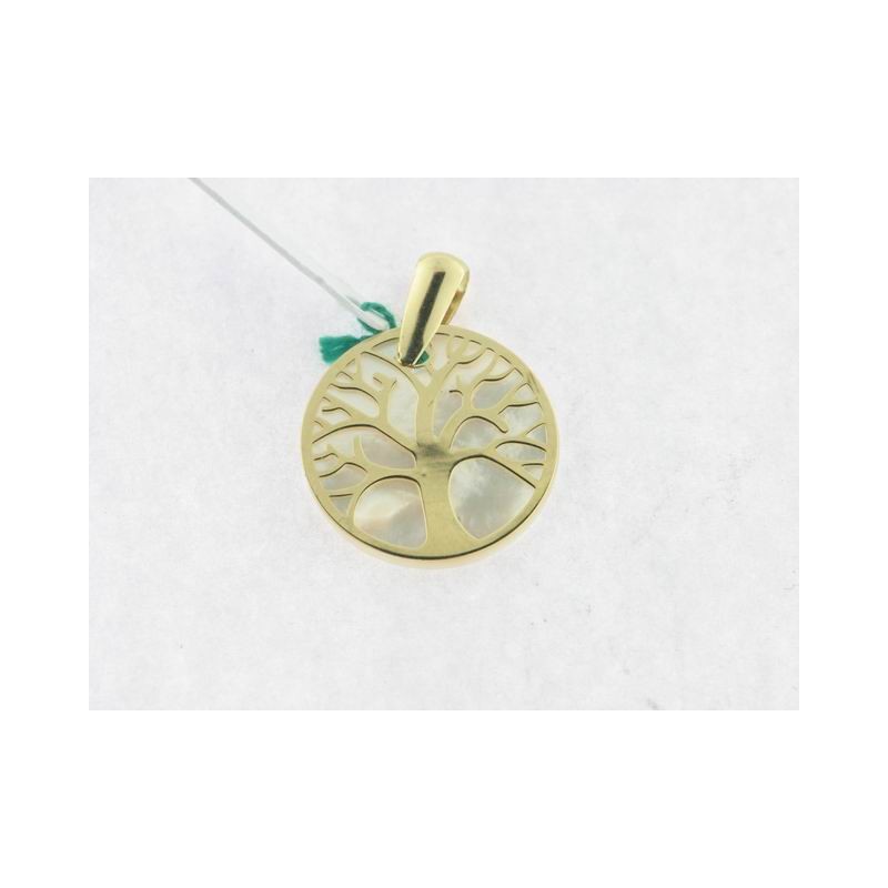 Colgante Oro Nacar Arbol Vida
