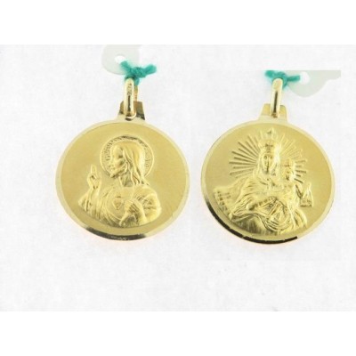 Medalla Oro Escapulario