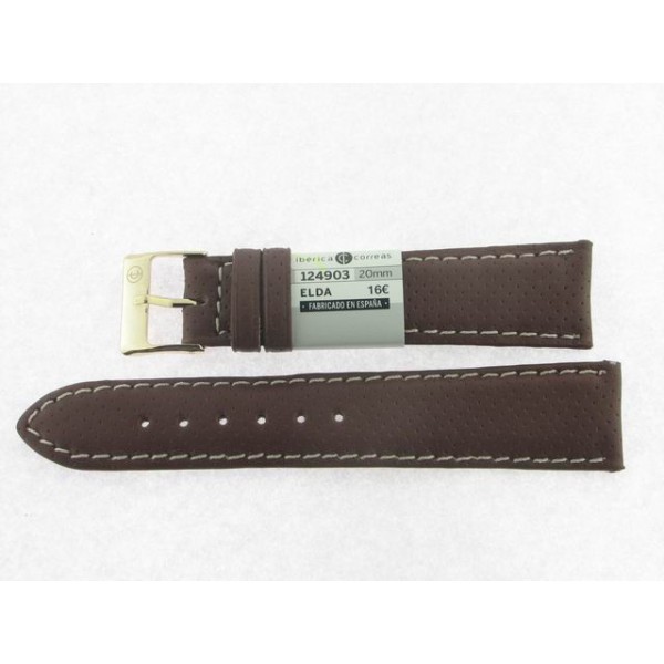 Correa 20 mm Becerro Clasico Sport Marron