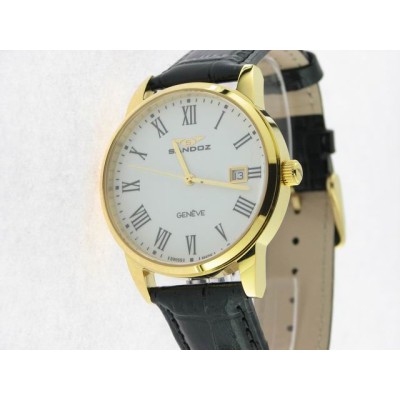 Sandoz agujas acero dorado piel