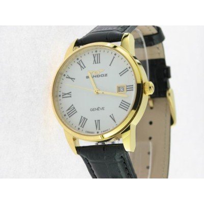 Sandoz agujas acero dorado piel
