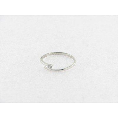Sortija Oro Blanco Diamante