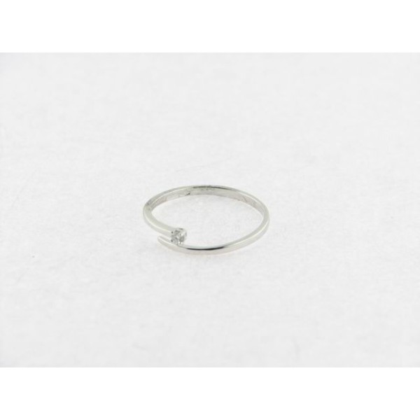 Sortija Oro Blanco Diamante