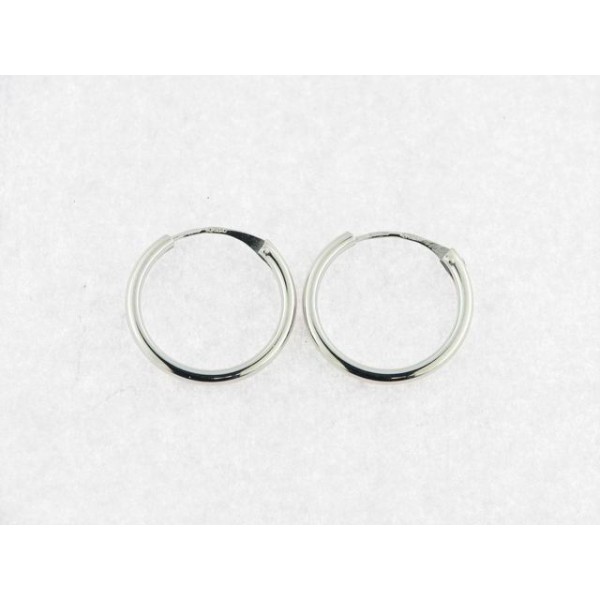 Pendientes Aro Oro Blanco
