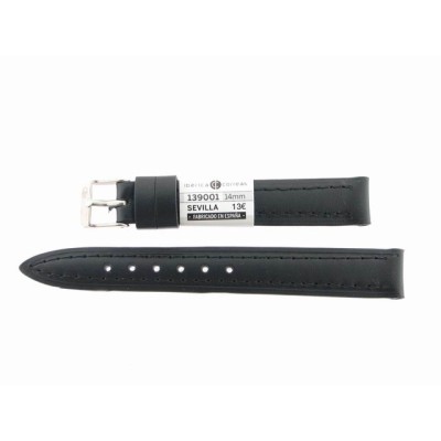 Correa 14 mm Vaquetilla Negra
