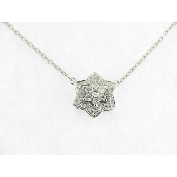 Gargantilla Oro Blanco Diamantes