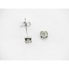 Pendientes Oro Blanco Diamantes