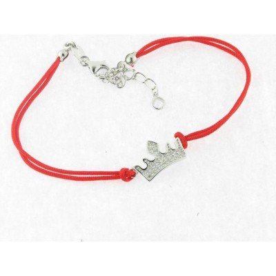 Pulsera Plata Hilo