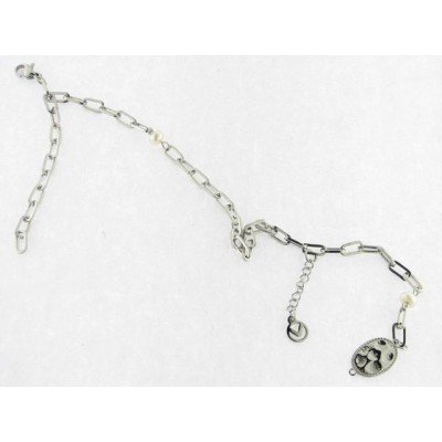 Viceroy pulsera acero perlas
