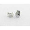 Lotus pendientes aro acero