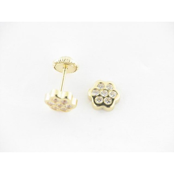 Pendientes Oro Piedras