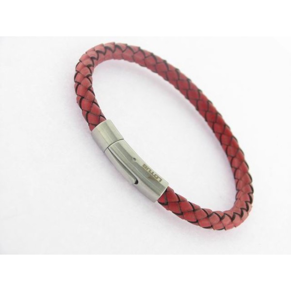 Lotus Pulsera Acero Piel