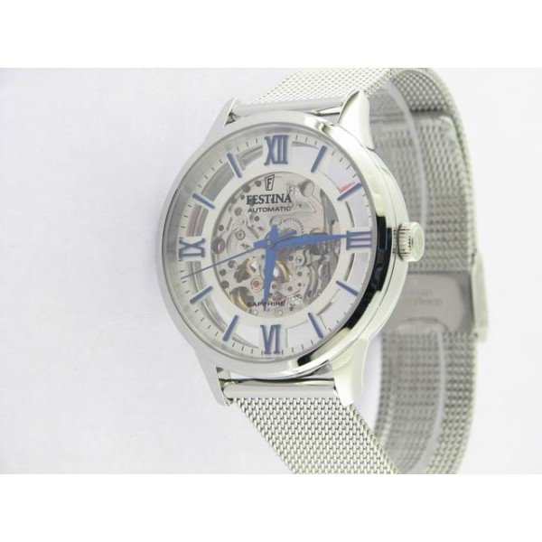 Festina Automático Agujas Acero Armys