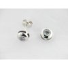 Pendientes Oro Blanco Piedra