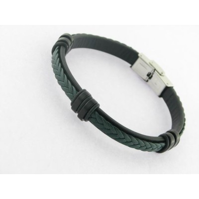 Lotus Pulsera Acero Piel