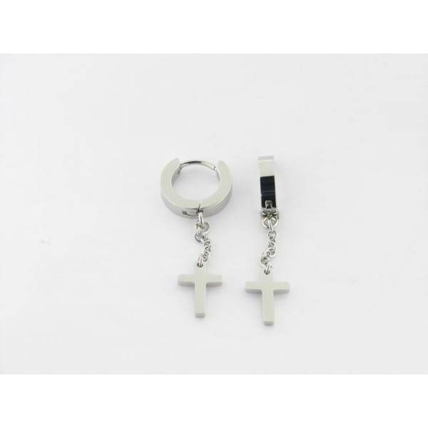 Lotus Pendientes Aro Acero