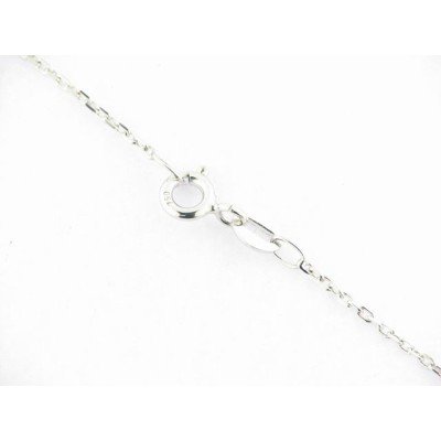 Cadena oro blanco 45 cm