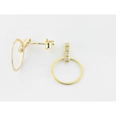 Pendientes Oro Piedras