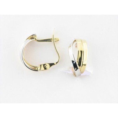 Pendientes Oro Bicolor
