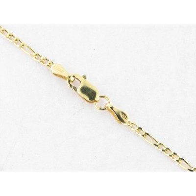 Cadena oro 60 cm malla 3 x 1