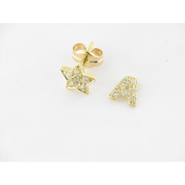 Pendientes Oro Piedras