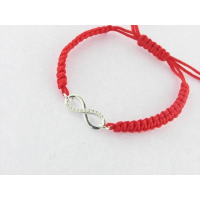 Pulsera plata hilo