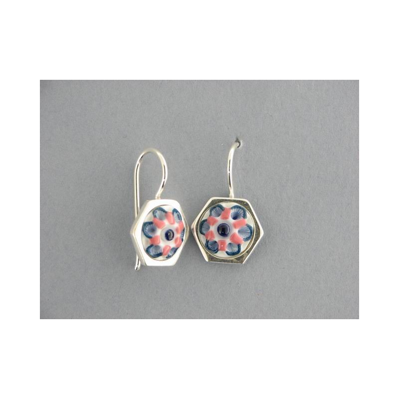 Pendientes toen Nº 1 pequeño plata