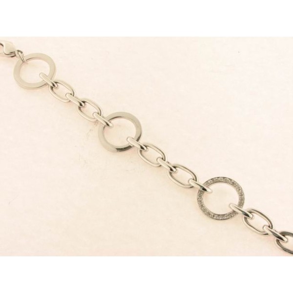 Luxenter pulsera plata zirconitas