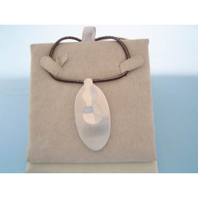 Fashion colgante lagrima marron