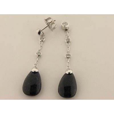 Luxenter pendientes plata aventurima