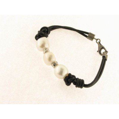 Marina Garcia Pulsera Plata Perla