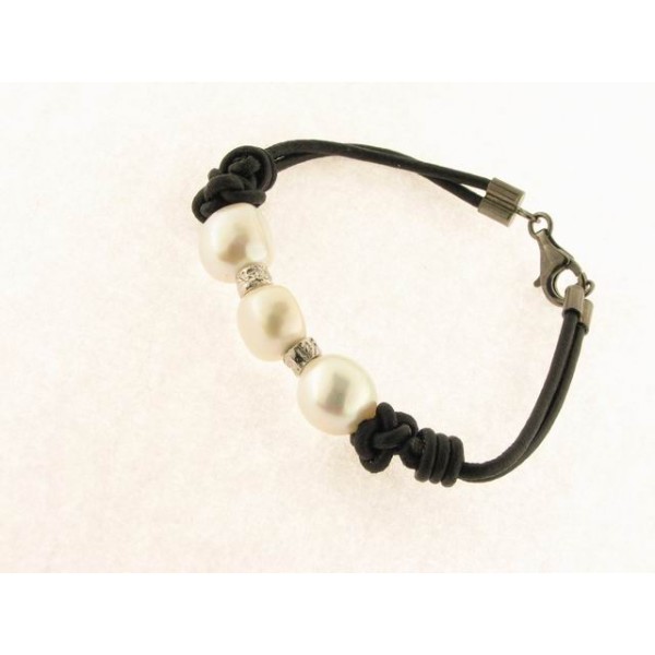 Marina Garcia Pulsera Plata Perla
