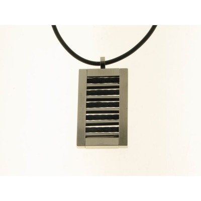 Colgante acero c/caucho