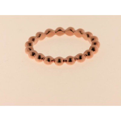 Duran Exquse Sortija Plata Trio Bolitas Rosa