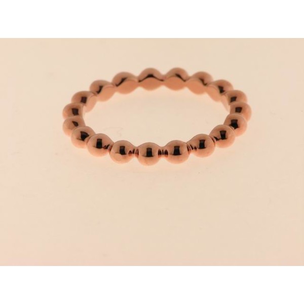 Duran Exquse Sortija Plata Trio Bolitas Rosa