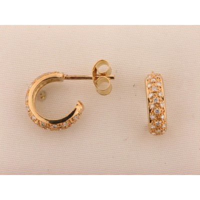 Pendientes Oro Diamantes