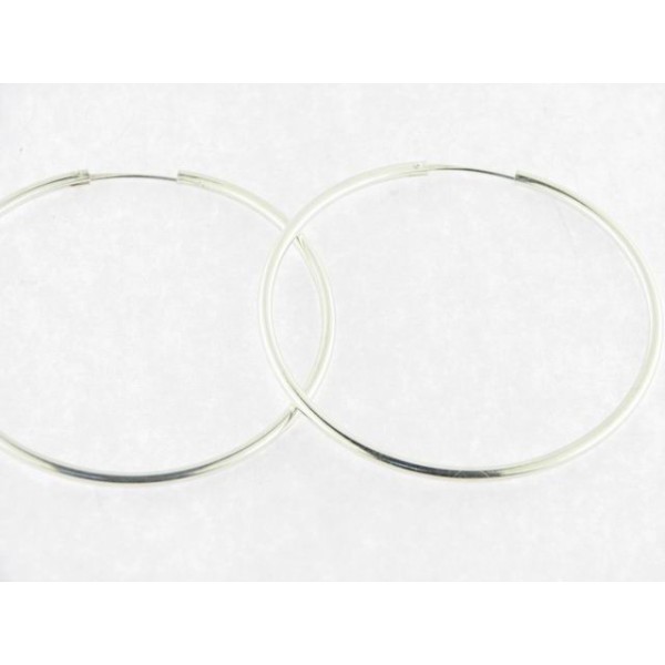 Pendientes plata aro