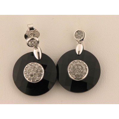 Viceroy pendientes plata cristal