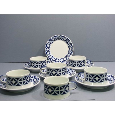 Tazas te c/plato martiño (6 unidades)