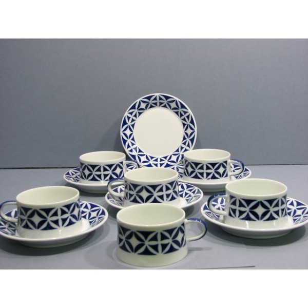 Tazas te c/plato martiño (6 unidades)