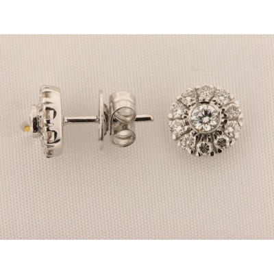 Pendientes Oro Blanco Diamates