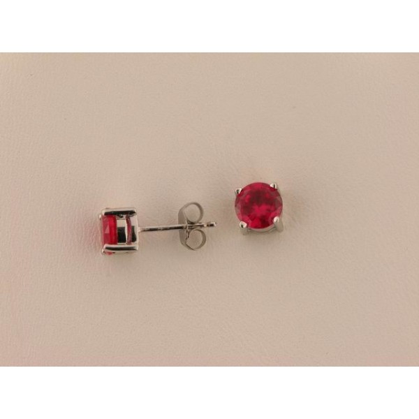 Luxenter pendientes plata rubi
