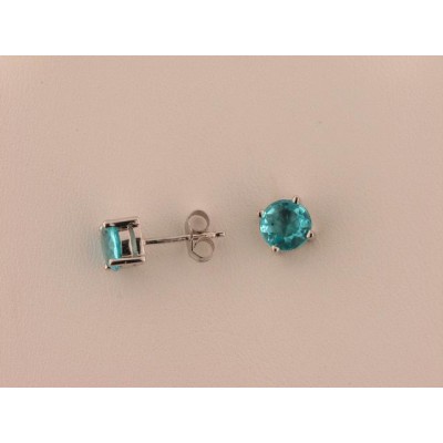 Luxenter pendientes plata piedra azul