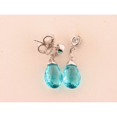Luxenter pendientes plata piedra