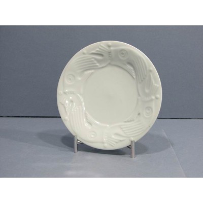 Plato Pastas Blanco Peces **