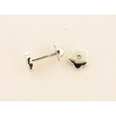 Pendientes Oro Blanco Diamantes