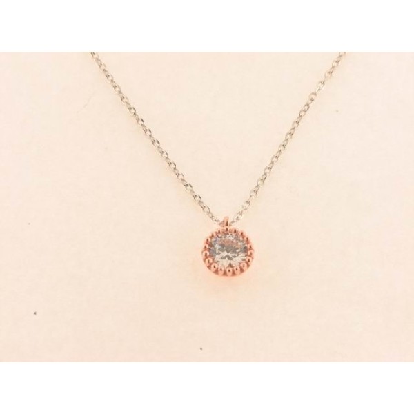 Colgante plata circonita