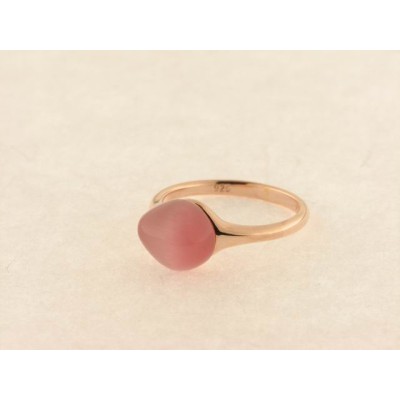 Anillo plata chapada