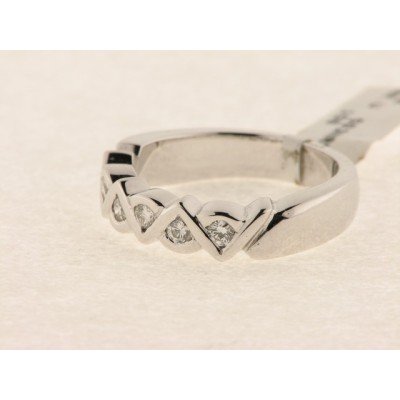 Sortija Oro Blanco Diamantes