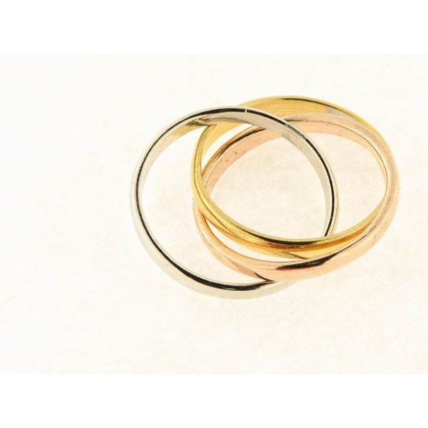 Anillo Plata Tricolor